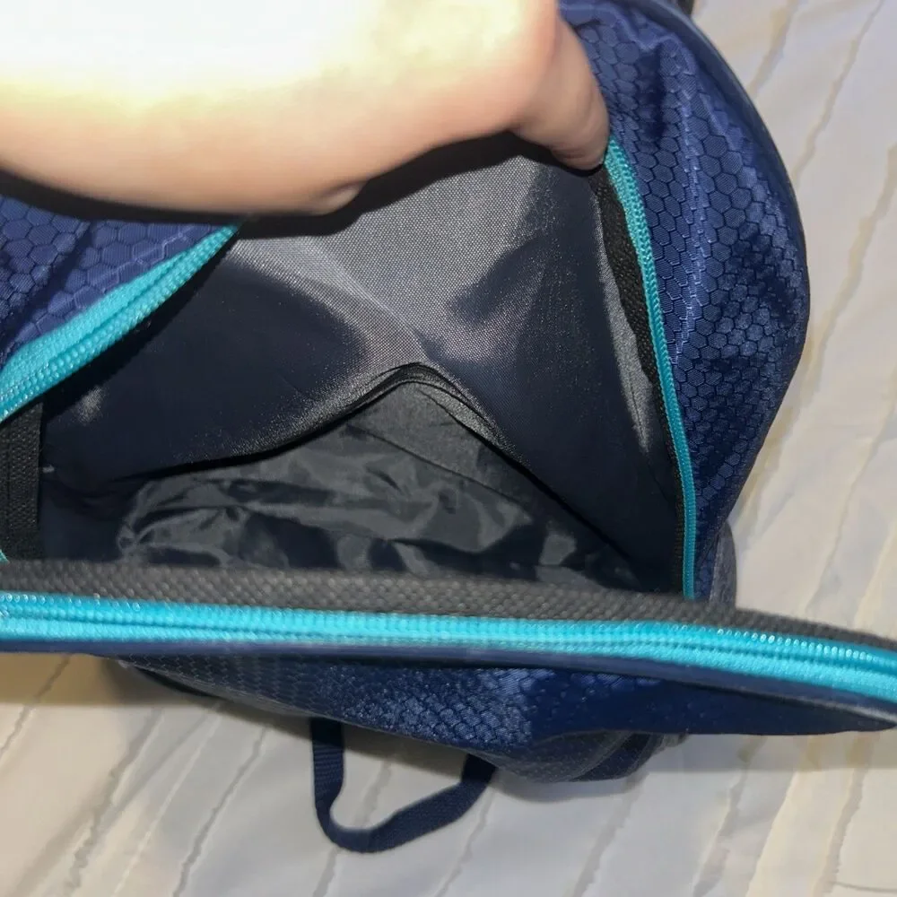 Navy Adidas duffel bag